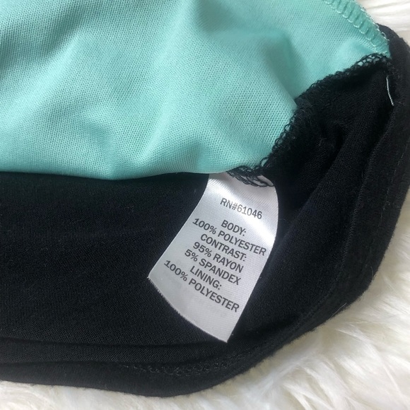 Vanity Mint Green Black Lace Tank Top - Picture 8 of 15